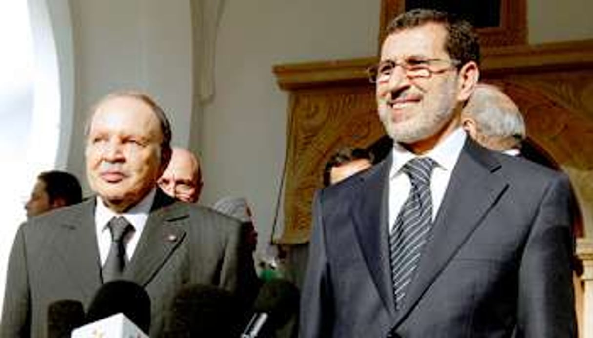 Abdelaziz Bouteflika et Saadeddine El Othmani, le 24 janvier. © Zohra Bensemra/Reuters