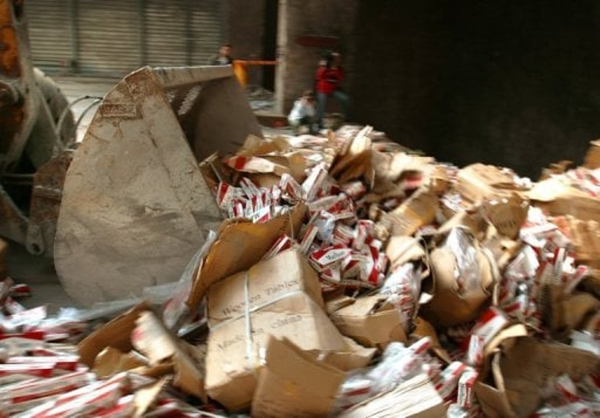 Mise à jour d’un trafic de cigarettes à grande échelle entre l’Afrique et la Suisse © AFP