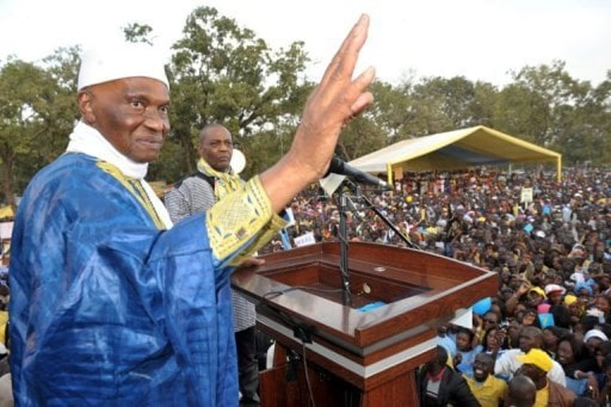 Sénégal: le président Wade en campagne dans la Casamance toujours en guerre © AFP