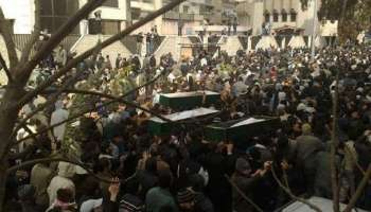 Photo transmise par les militants syriens des LCC à Damas, le 18 février 2012. © AFP