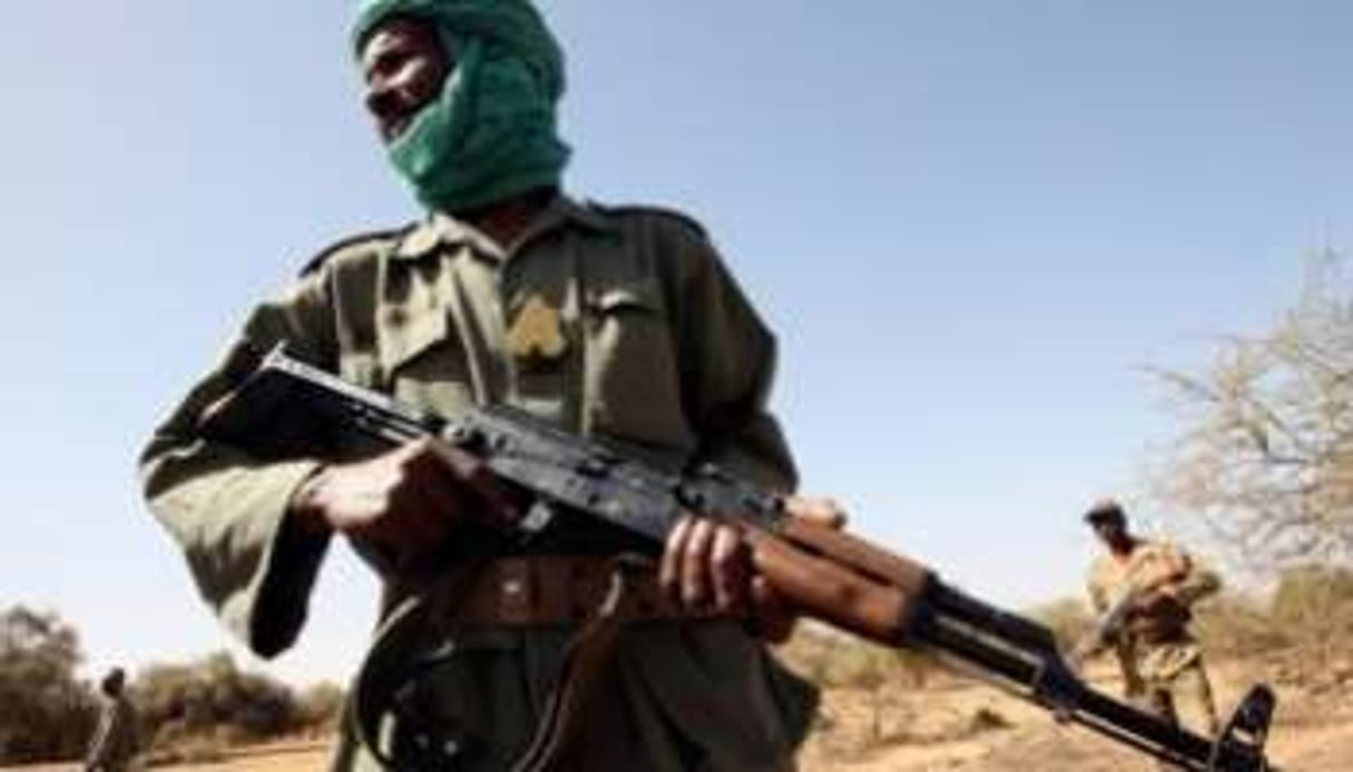 Un soldat malien à l’entraînement près de Gao, au Nord-Mali. © Luc Gnago/Reuters