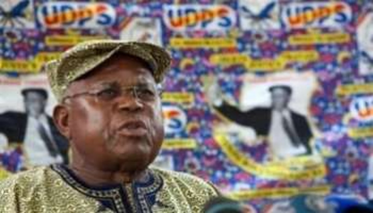 Étienne Tshisekedi menace d’exclusion tout député de l’UDPS qui siègerait à l’Assemblée. © Gwenn Bourtholomieu/AFP
