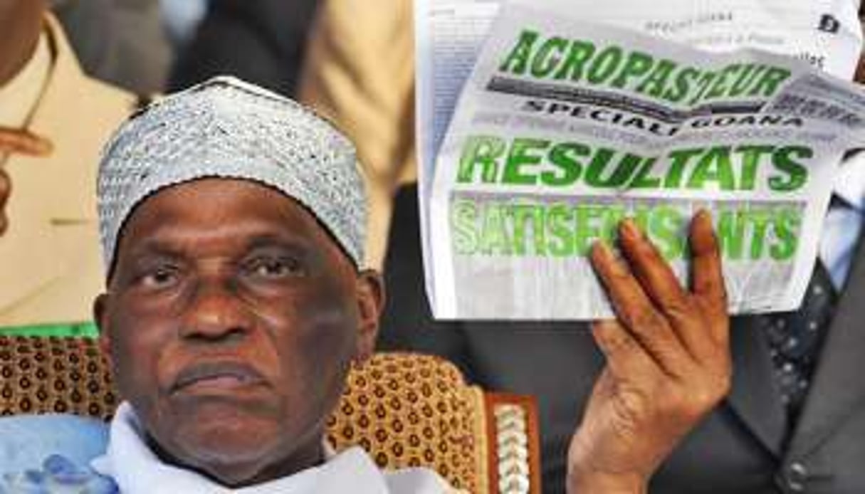 Le PDS d’Abdoulaye Wade montre des signes de division. © Georges Gobet/AFP
