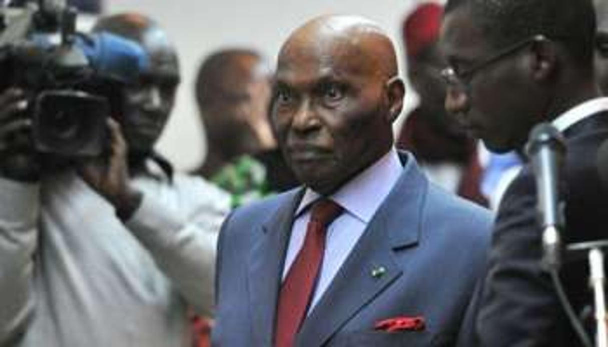 Le président sortant Abdoulaye Wade au palais présidentiel à Dakar le 27 février 2012. © AFP