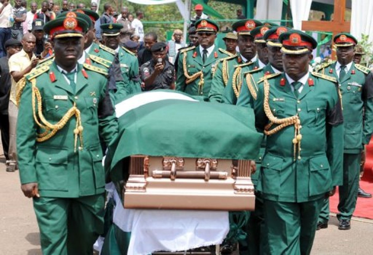 Nigeria: obsèques nationales du chef de la rébellion du Biafra, Emeka Ojukwu © AFP