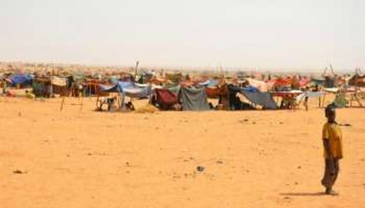 Le camp de Chinagodrar dans l’ouest du Niger, le 4 février 2012. © AFP