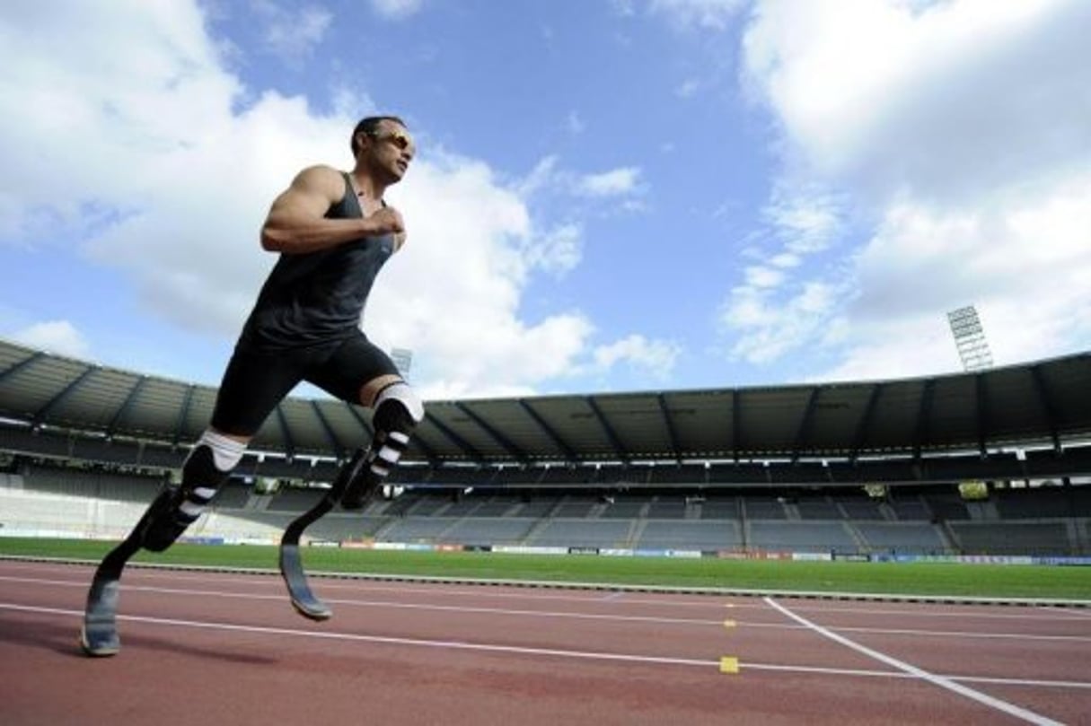 Athlétisme: le Sud-Africain Oscar Pistorius réalise les minima olympique pour le 400 m © AFP