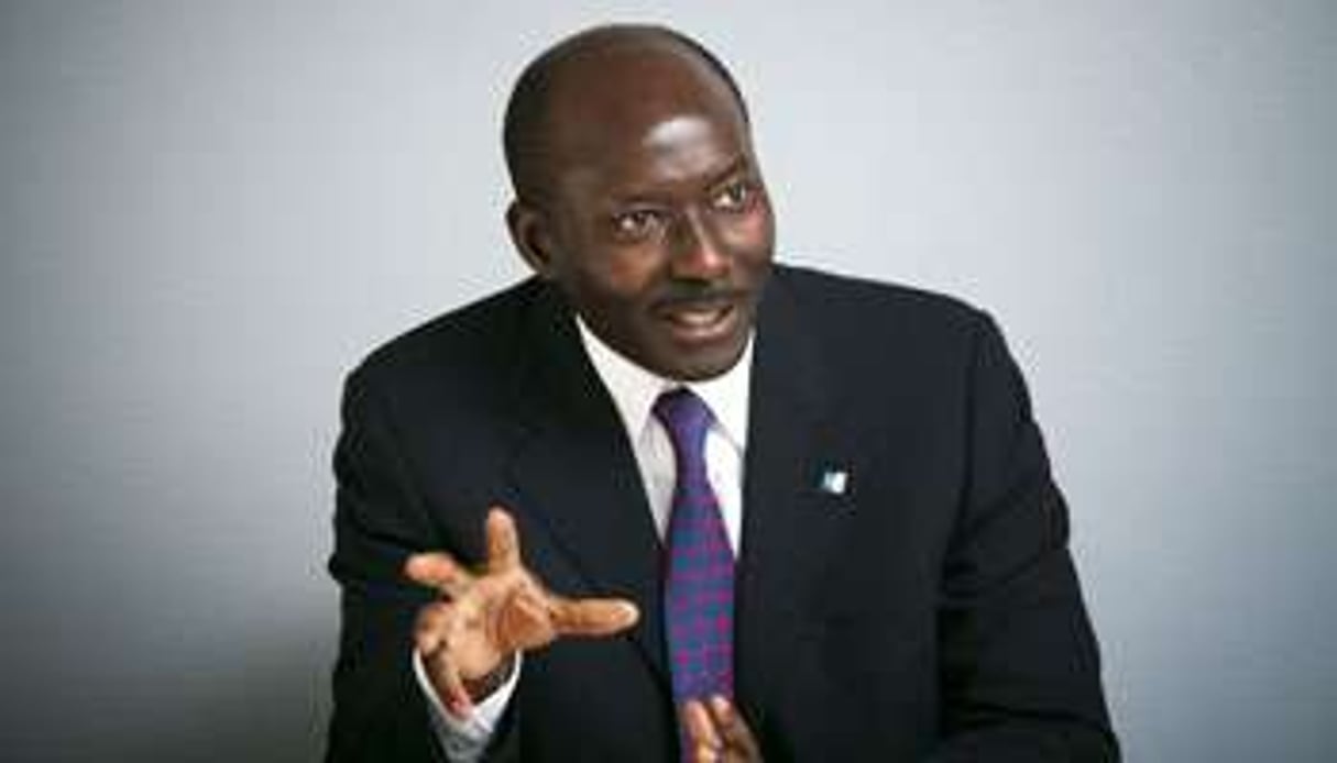 Henri-Claude Oyima, administrateur-directeur général de BGFI Bank. © Bruno Levy/J.A.