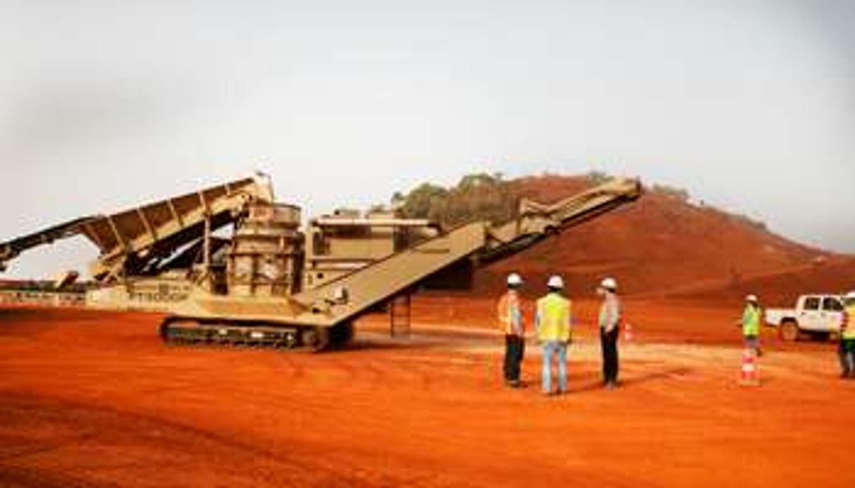 Le démarrage de la mine de Zogota (Guinée) est bloqué par un conflit avec les autorités. © BSGR