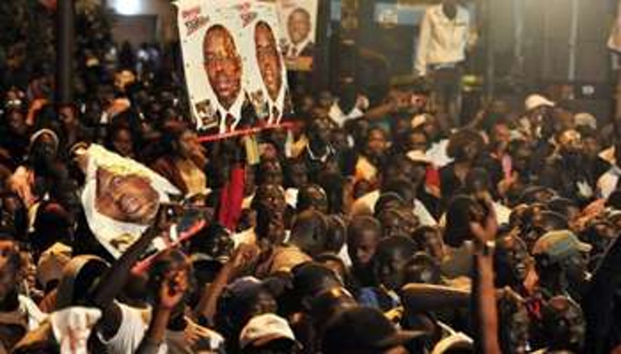 Macky Sall sera le prochain président du Sénégal à l’issue d’une présidentielle sous tension. © Issoufou Sanogo/AFP