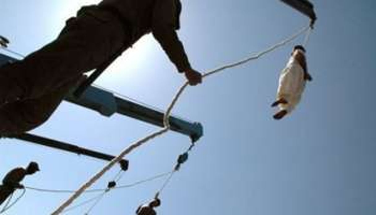 En Iran, au moins 360 exécutions ont eu lieu en 2011. © AFP