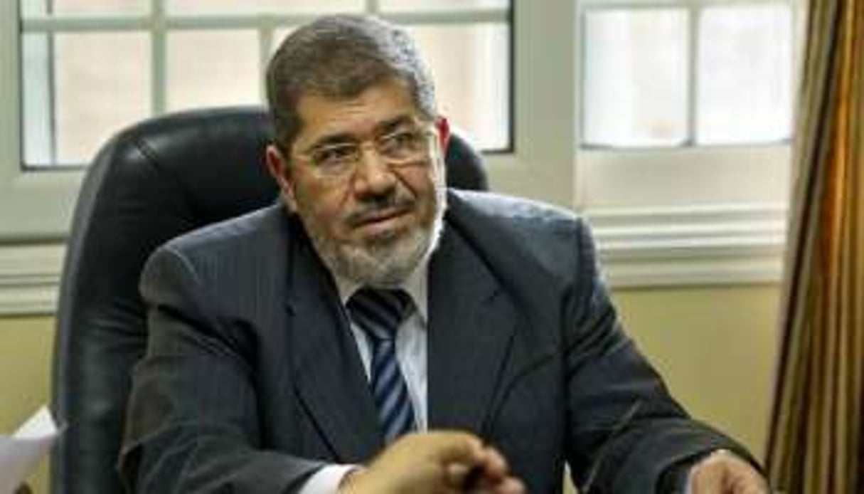 Mohammed Morsi, président du Parti de la liberté et de la justice, le 28 novembre 2011 au Caire. © AFP