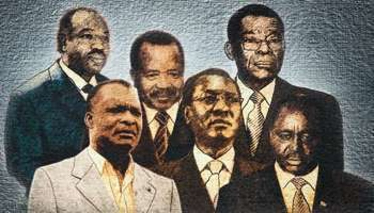 Les chefs d’État de la Communauté économique et monétaire de l’Afrique centrale. © Rafaël Ricoy