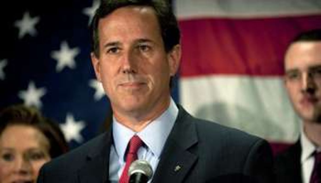 Rick Santorum,le 10 avril 2012 à Gettysburg, en Pennsylvanie. © AFP