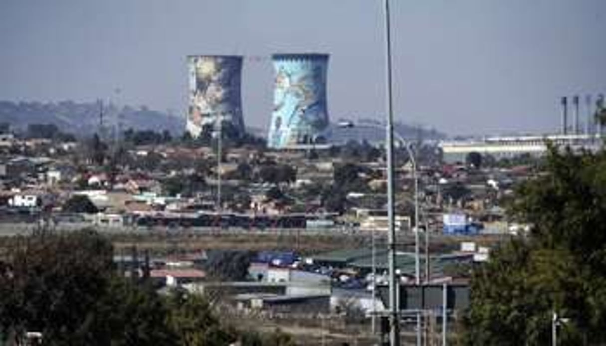 Vue sur le township de Soweto, d’où la jeune fille de 17 ans était originaire. © AFP