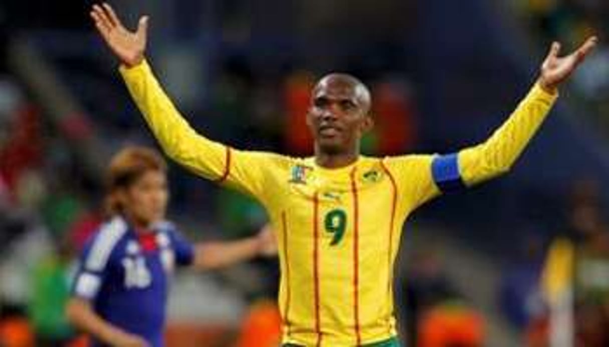 Samuel Eto’o est tout simplment le footballeur le mieux payé de la planète. © AFP
