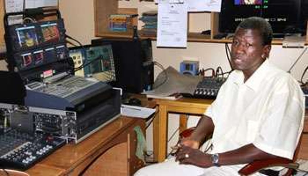 Moussa Kaka la célèbre voix de RFI est un patron de médias heureux. © Djibo Tagaza pour J.A.