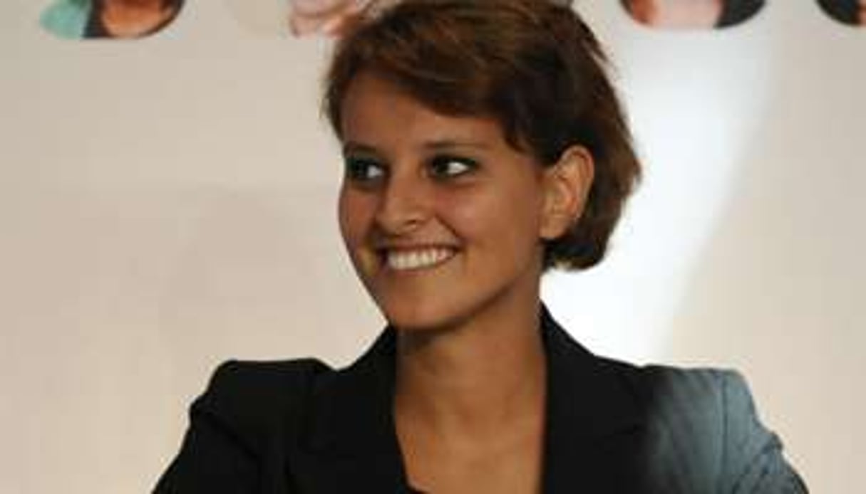 Najat Vallaud-Belkacem, porte-parole de François Hollande. © AFP