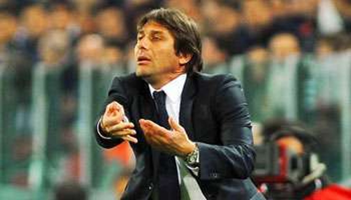 Antonio Conte, l’entraîneur de la Juventus de Turin, mis en cause à son tour le 20 avril. © AFP