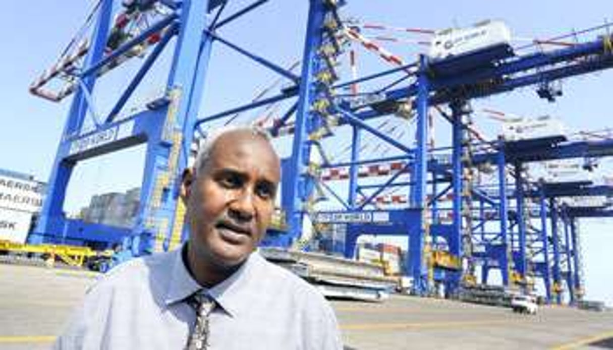 Aboubaker Omar Hadi, président de l’Autorité des ports et des zones franches de Djibouti. © Vincent Fournier Pour JA