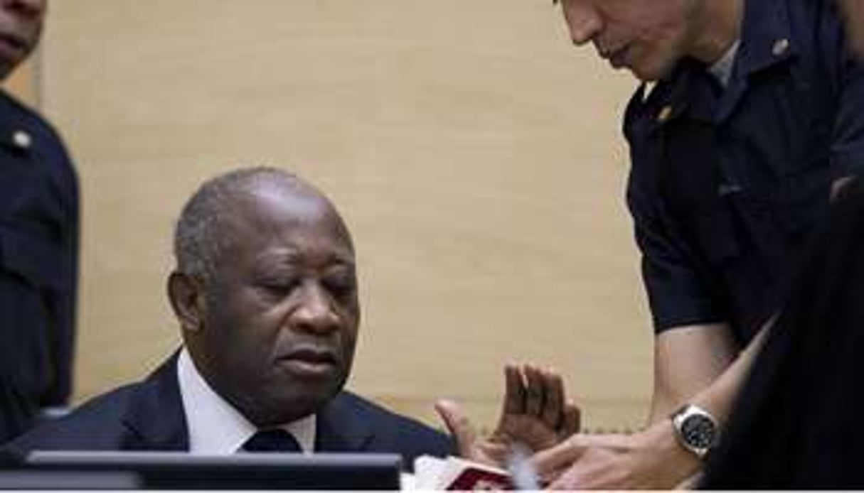 Laurent Gbagbo, le 5 décembre 2011 à la CPI. © AFP