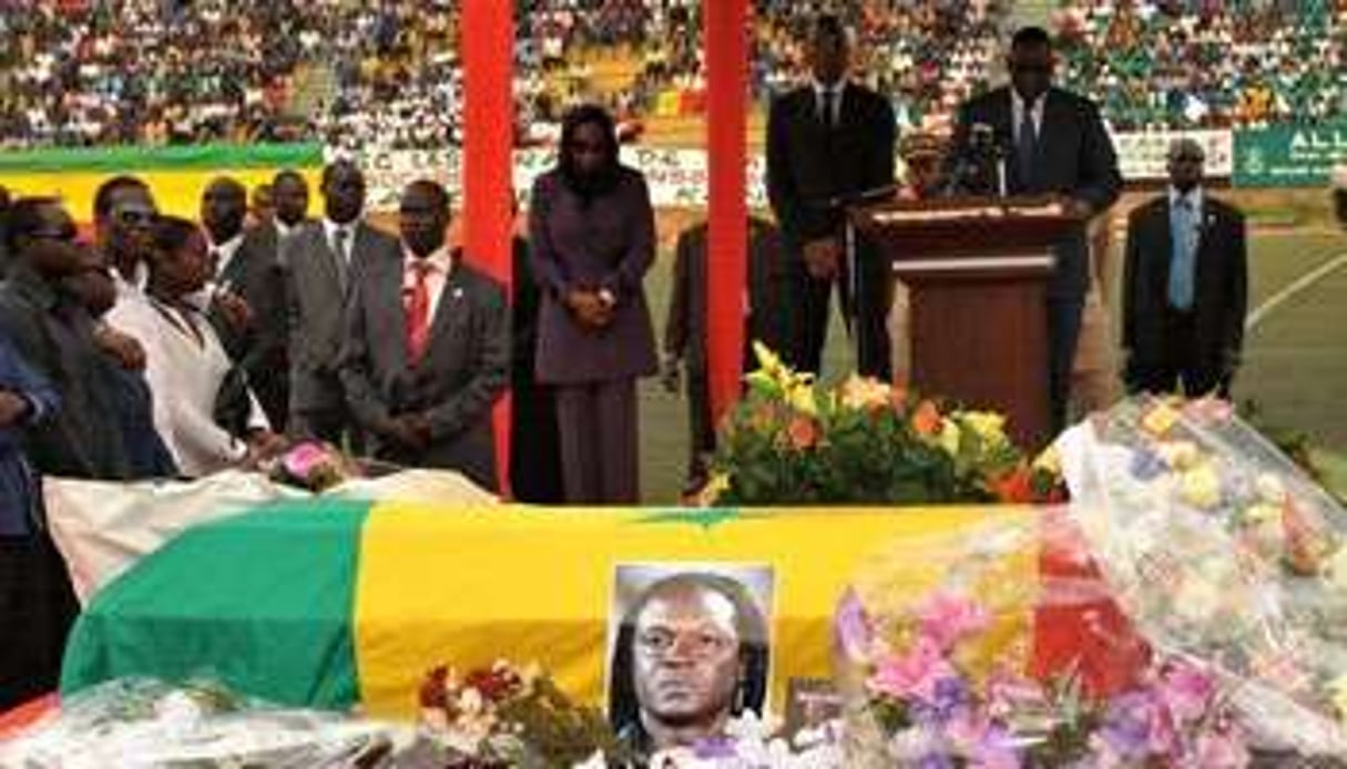 Le 15 mai, à Dakar. Pour Macky Sall, Bocandé était un « héros ». © AFP
