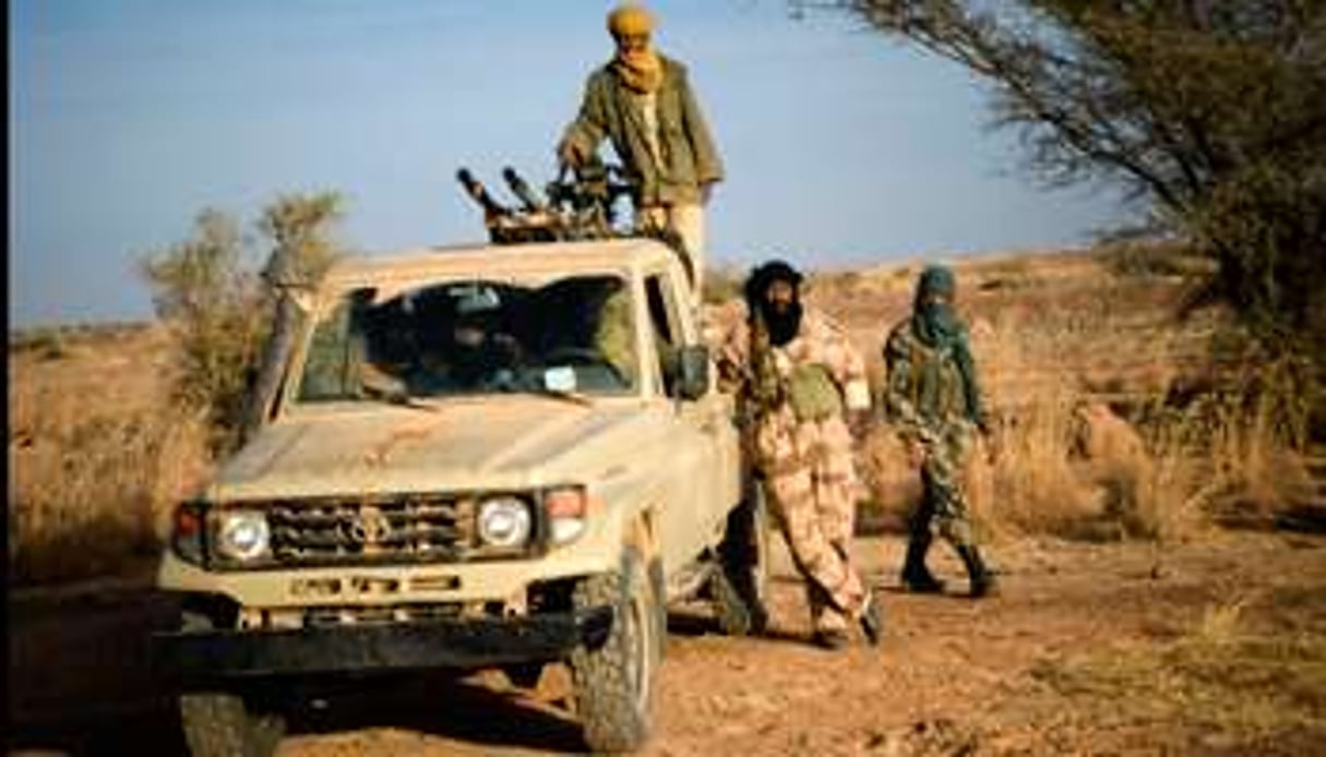 Des rebelles touaregs dans le nord du Mali. © Ferhat Bouda/DPA/MAXPPP