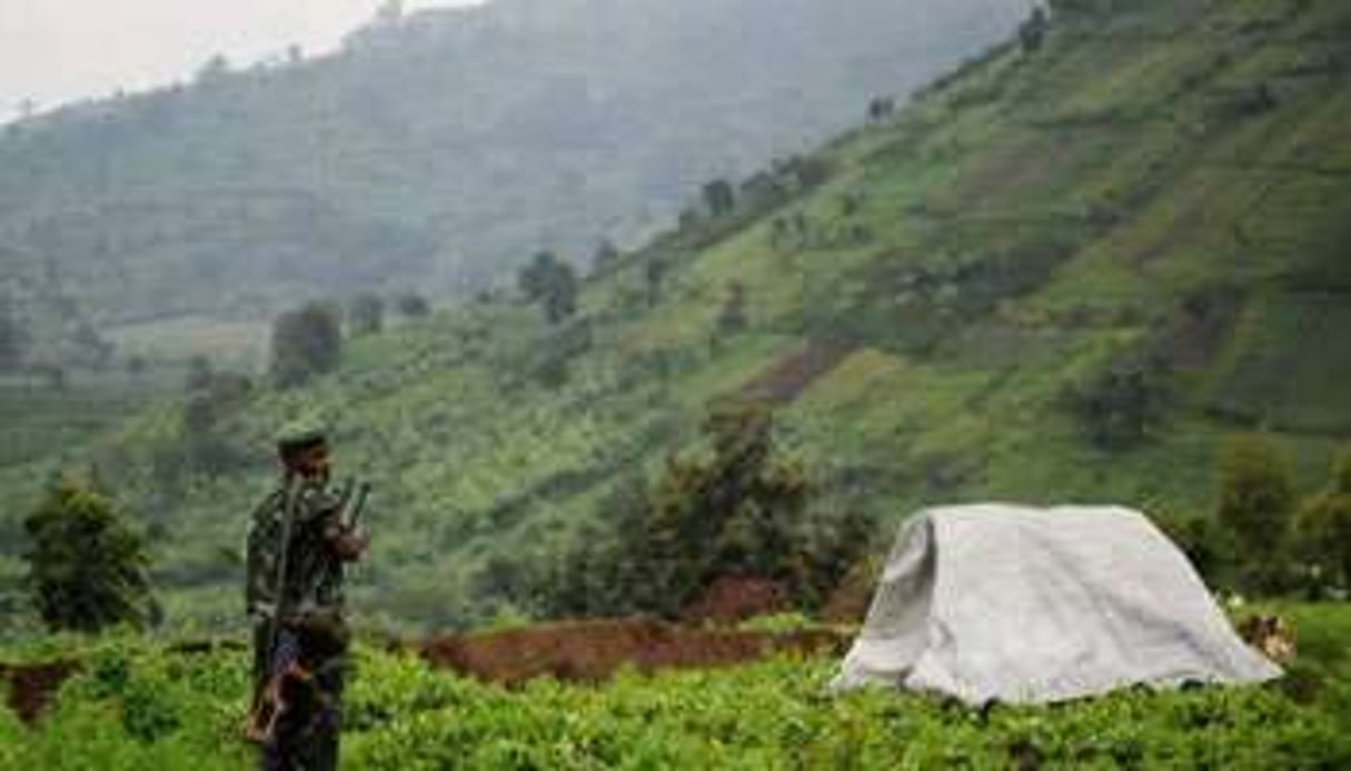 Un soldat congolais le 24 mai 2012 dans le nord-Kivu. © AFP