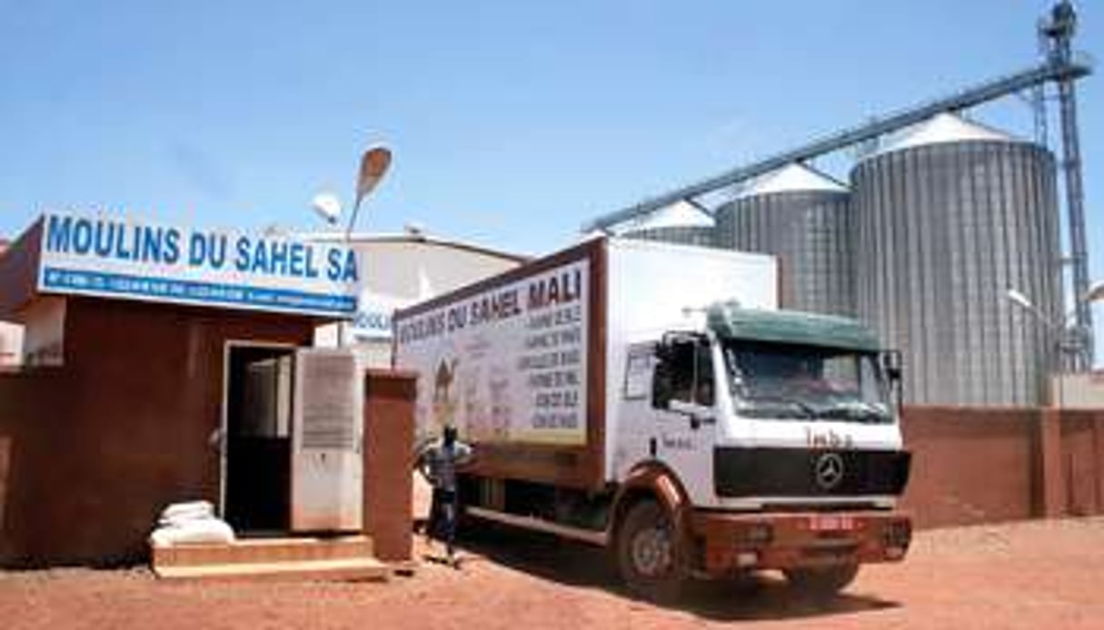 Les Moulins du Sahel, au Mali, ont été lancés en mars 2011 grâce à l’appui de banques sous-régionales. © Emmanuel Daou Bakary/J.A.