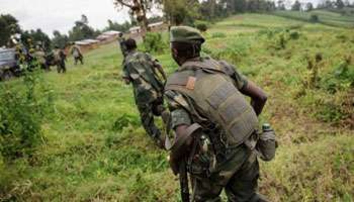 Des soldats de l’armée congolaise le 24 mai 2012 dans le nord Kivu. © AFP
