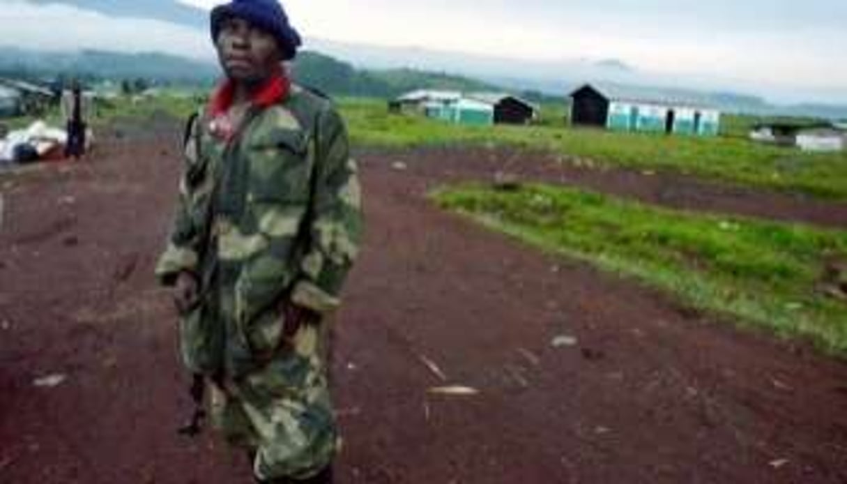 Un soldat de l’armée congolaise à Kibumbab, dans l’est de la RDC, le 8 mai 2012. © Junior D.Kannah/AFP/Archives