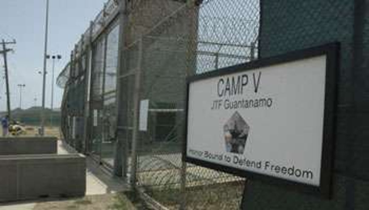 Une entrée de la prison de Guantanamo, sur l’île de Cuba. © AFP