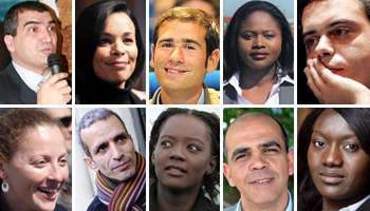 La plupart des candidats socialistes de la diversité se sont maintenus pour le second tour. © AFP/Montage J.A.