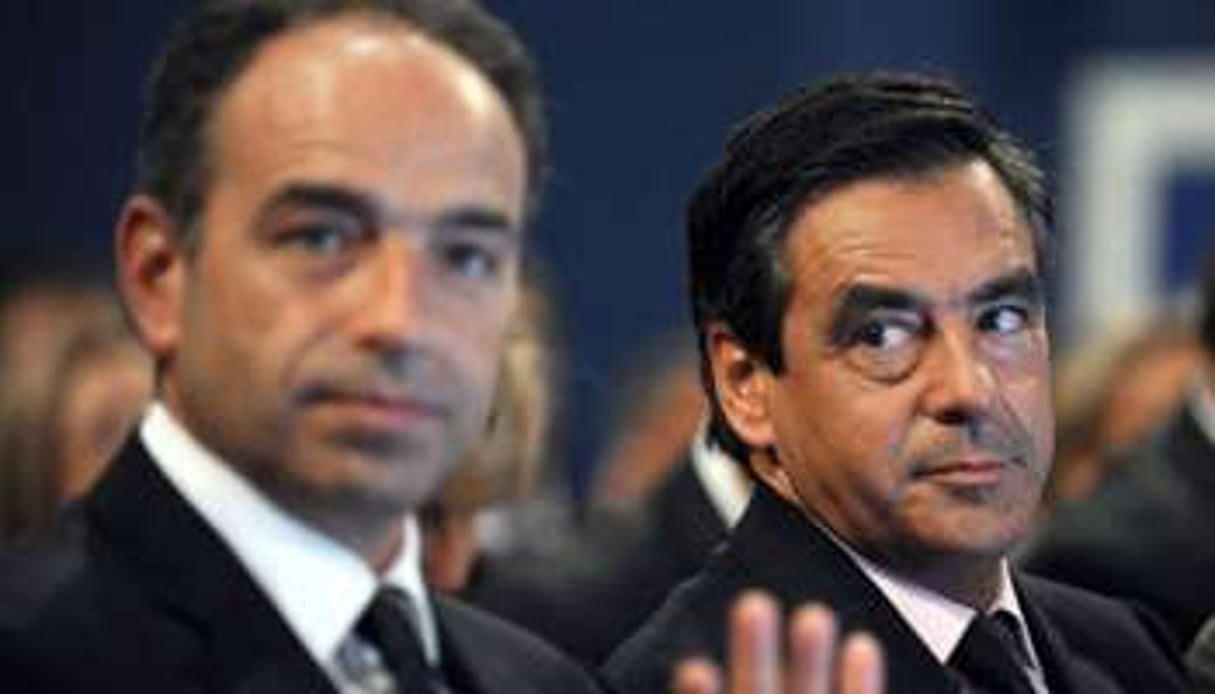 Copé et Fillon lors des Journées parlementaires de l’UMP, en octobre 2011. © AFP