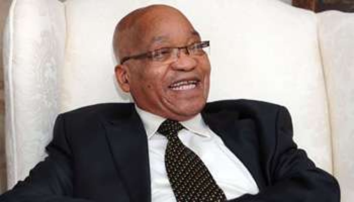 Le président sud-africain Jacob Zuma. © SIPA