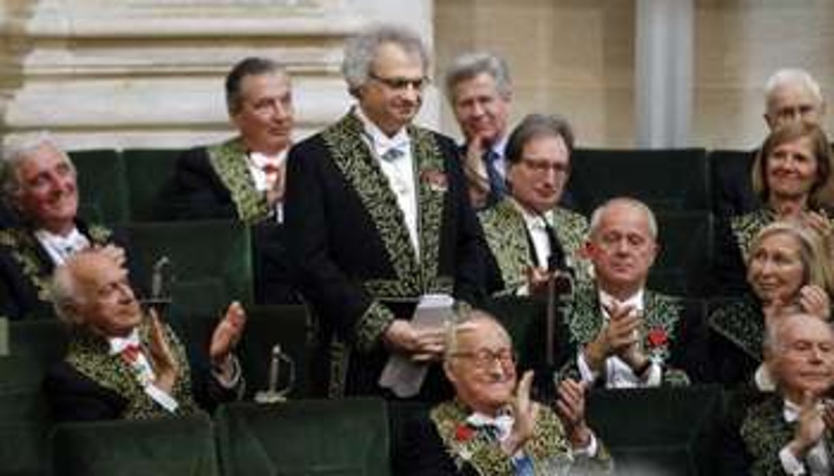 Amin Maalouf reçu à l’Académie française. © AFP