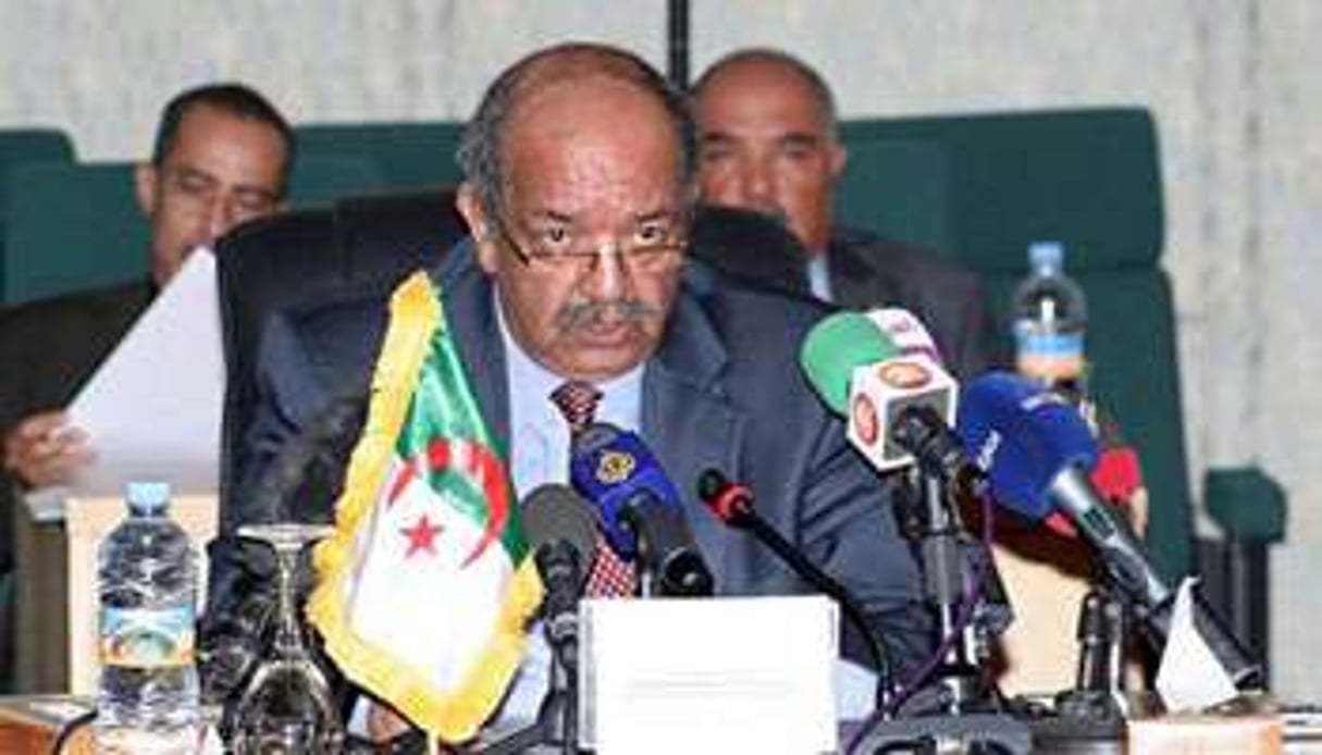 Abdelkader Messahel, ministre algérien des Affaires maghrébines et africaines. © AFP