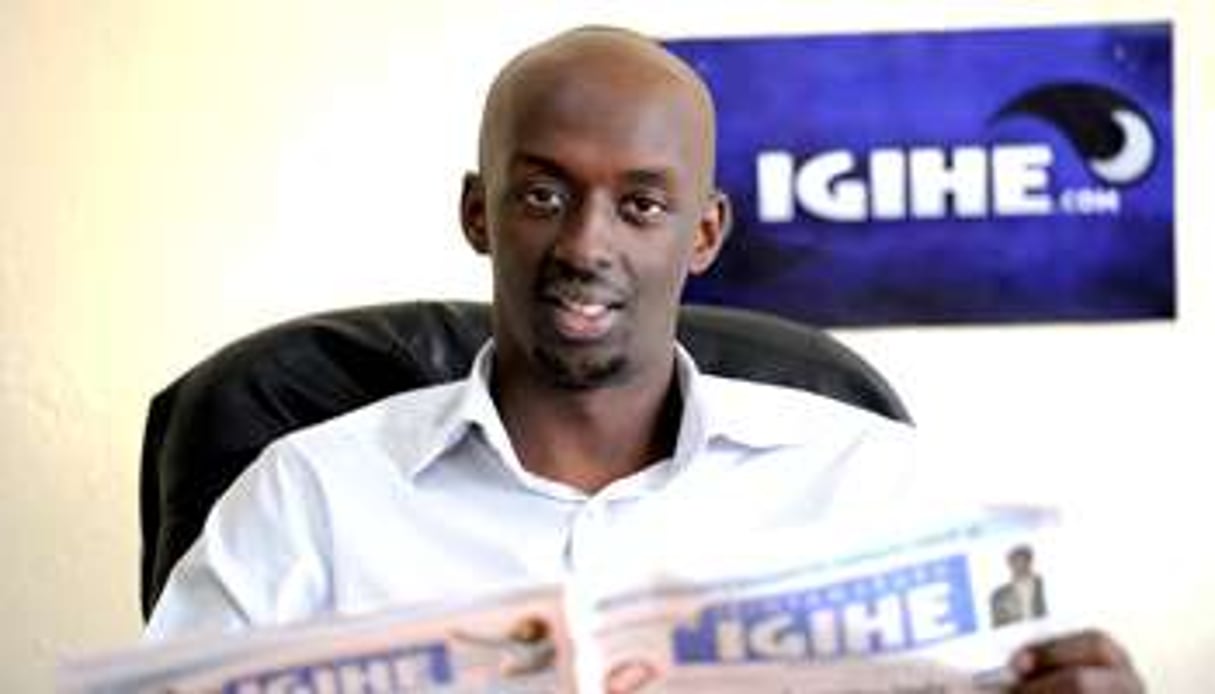 Meilleur Murindabigwi, fondateur du journal en ligne Igihe.com et qui lance sa version papier. © J.A.