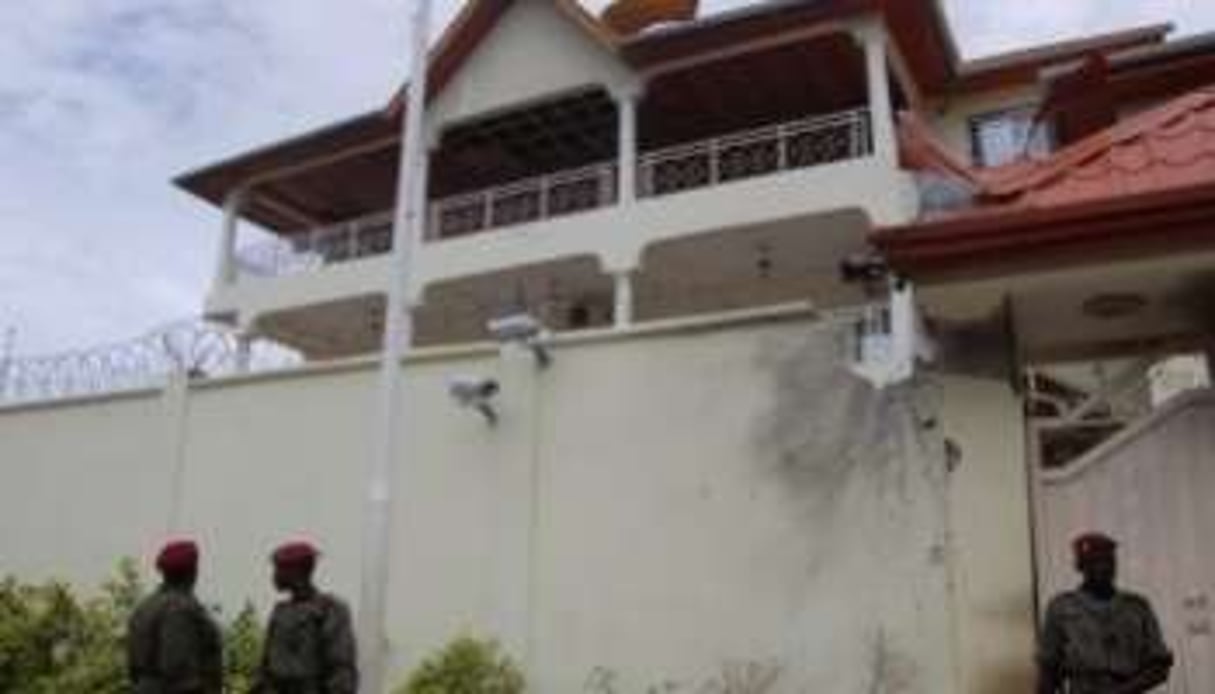 Le domicile du président Alpha Condé à Conakry, le 19 juillet 2011. © AFP