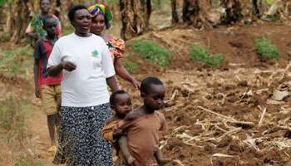 En 2011, au Rwanda, le taux de fécondité était de 4,81 enfants par femme. © AFP