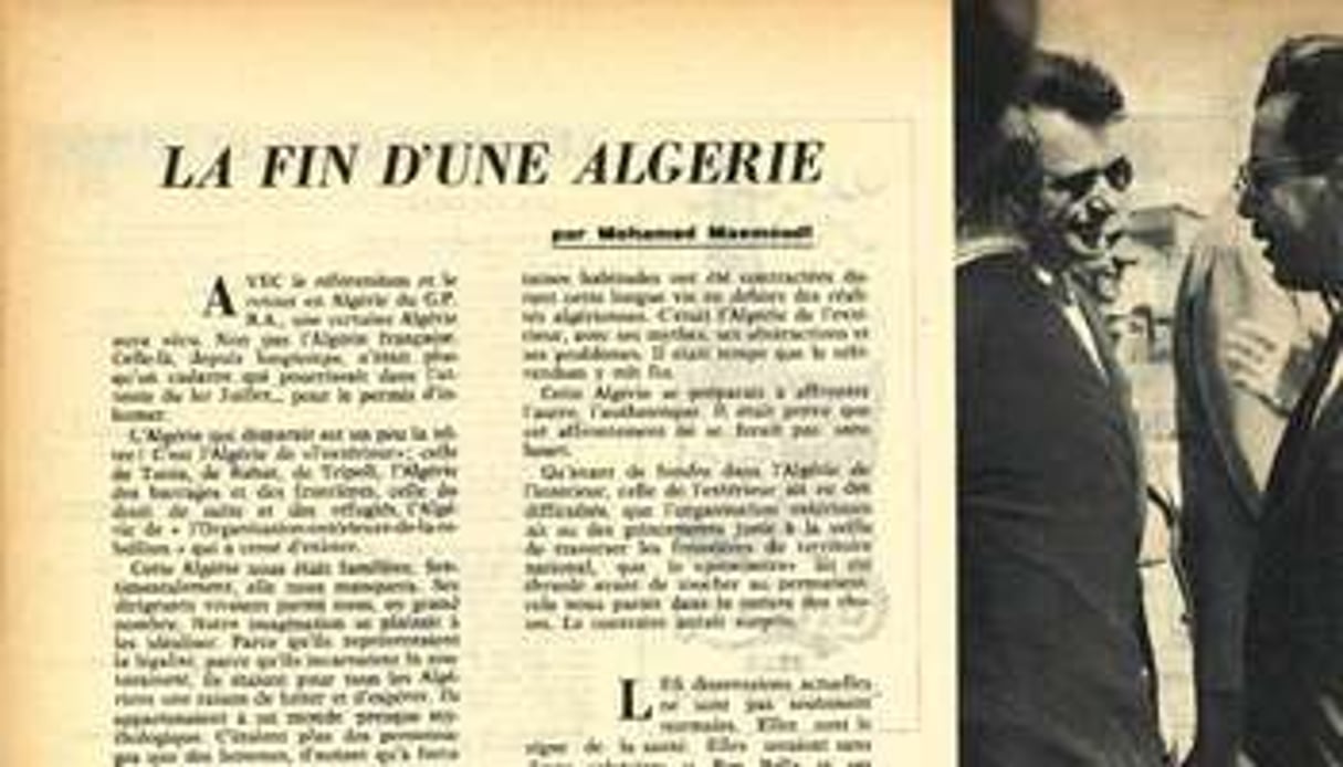 Début juillet 1962, Jeune Afrique couvre l’indépendance avec trois envoyés spéciaux. © J.A.