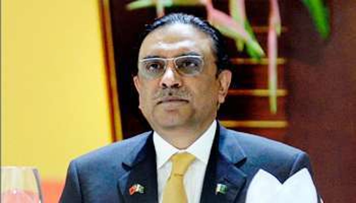 Le président pakistanais, Ali Asif Zardari. © Liu Jin/AP/SIPA
