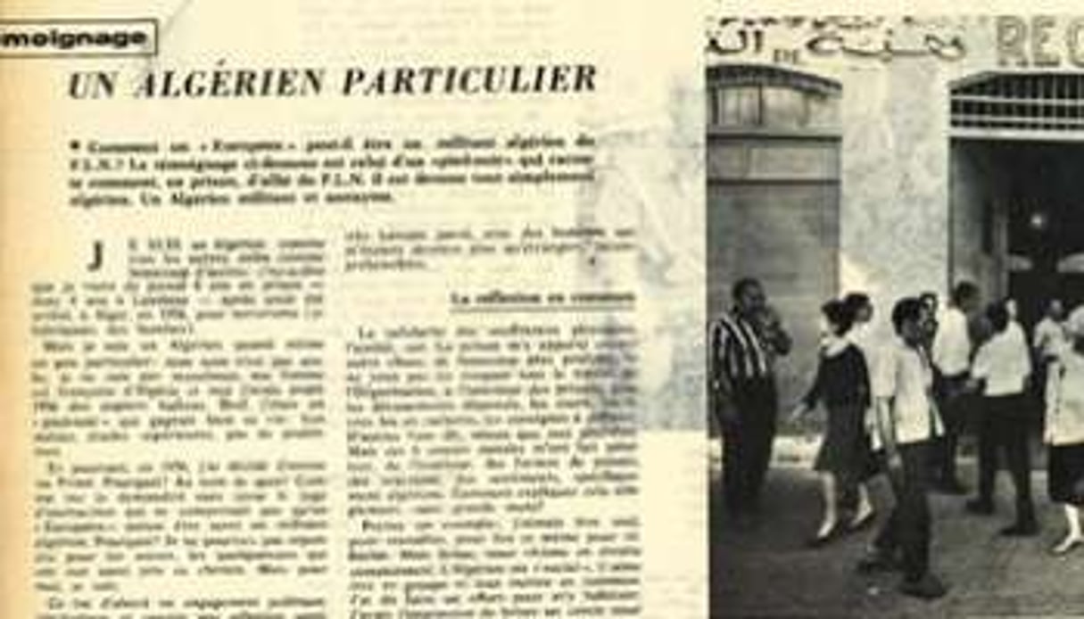 « Ma personnalité algérienne, je l’ai vraiment ressentie un jour : à la rupture du jeûne ». © J.A.