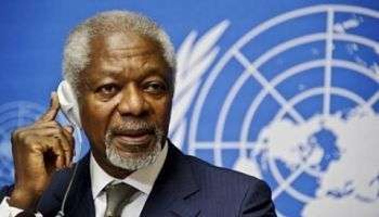 Kofi Annan, médiateur de l’ONU pour la Syrie. © AFP