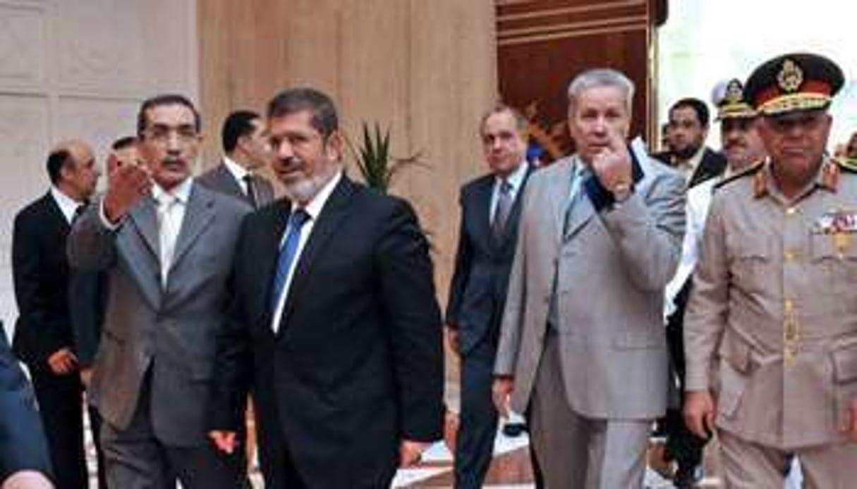 Le président égyptien Mohamed Morsi, au Caire, le 25 juin 2012. © AFP