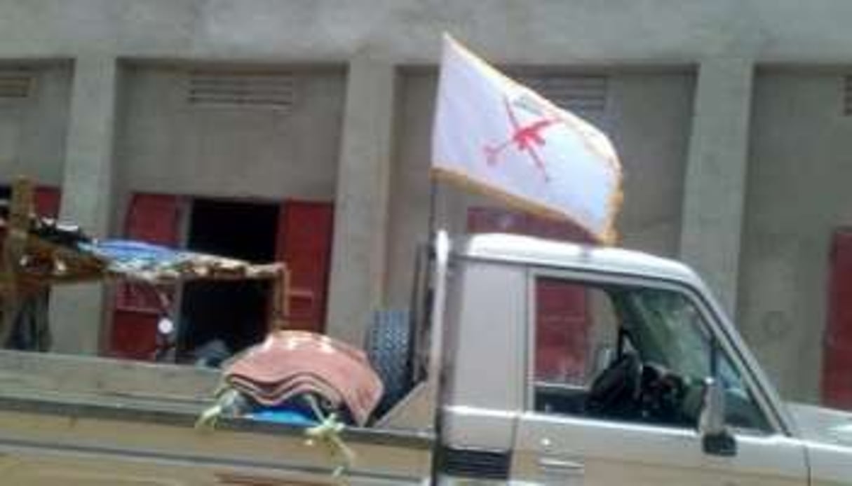 Le nouveau drapeau d’Ansar Eddine distingue le groupe des autres djihadistes. © D.R.