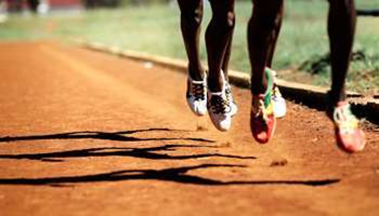 La course à pieds, spécialité des Kényans. © Tony Karumba/AFP