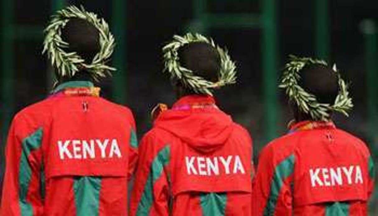 Les Kényans devraient une nouvelle fois être très présents sur les podiums à Londres. © AFP