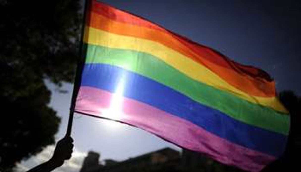 Le drapeau de la fierté homosexuelle. © AFP
