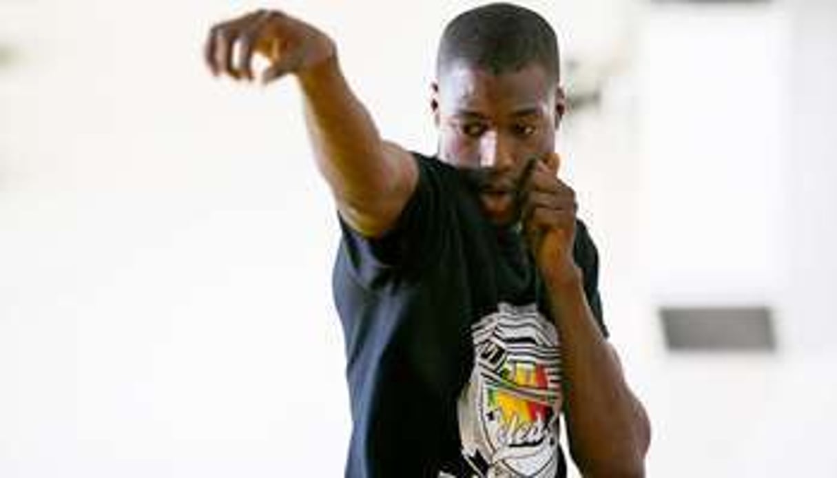 Mohamed Diaby, vice-champion d’Afrique de boxe. © Pierre Mérimée pour J.A.
